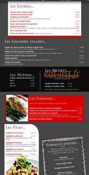 La Grande Brasserie — carte page 3