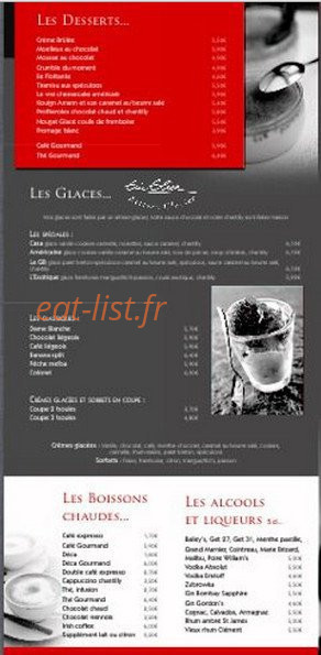 La Grande Brasserie — carte page 5