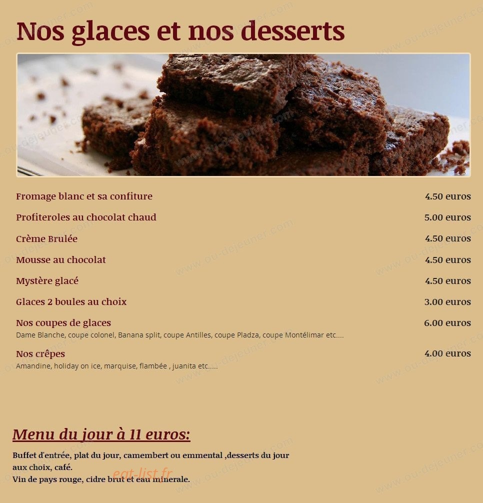 La Pladza — carte page 4