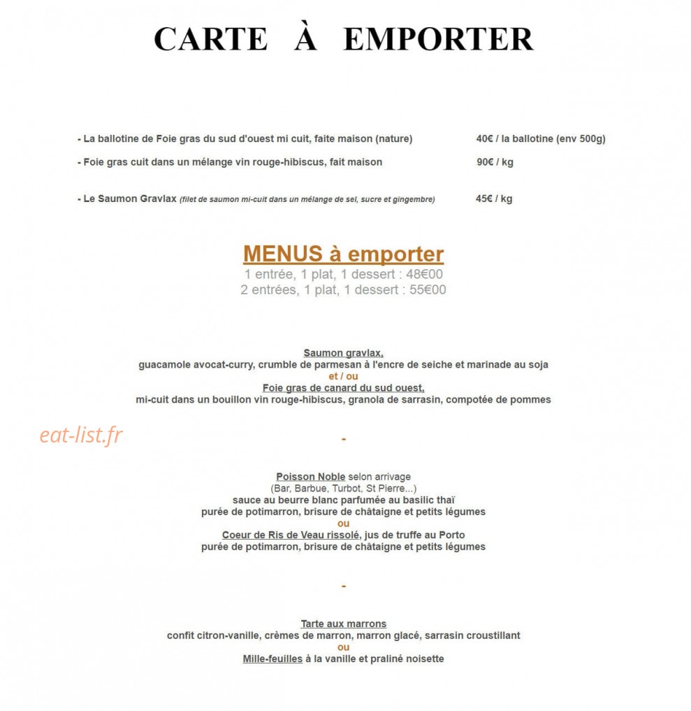 Le Jardin Délice — carte page 6