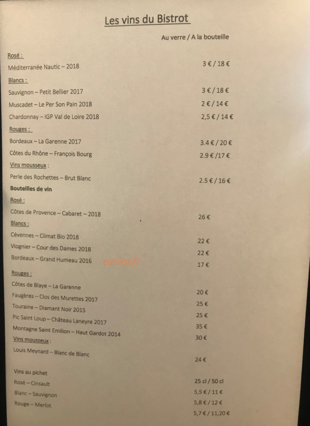 Le Pot — carte page 2