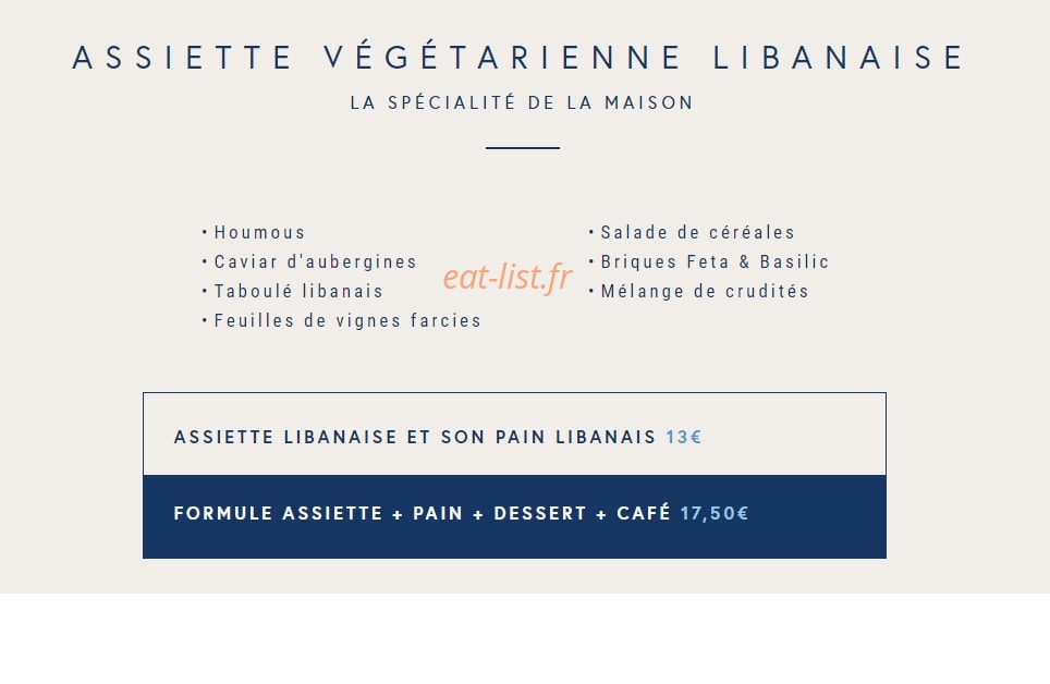 Chez Camille et Margaux — carte page 3