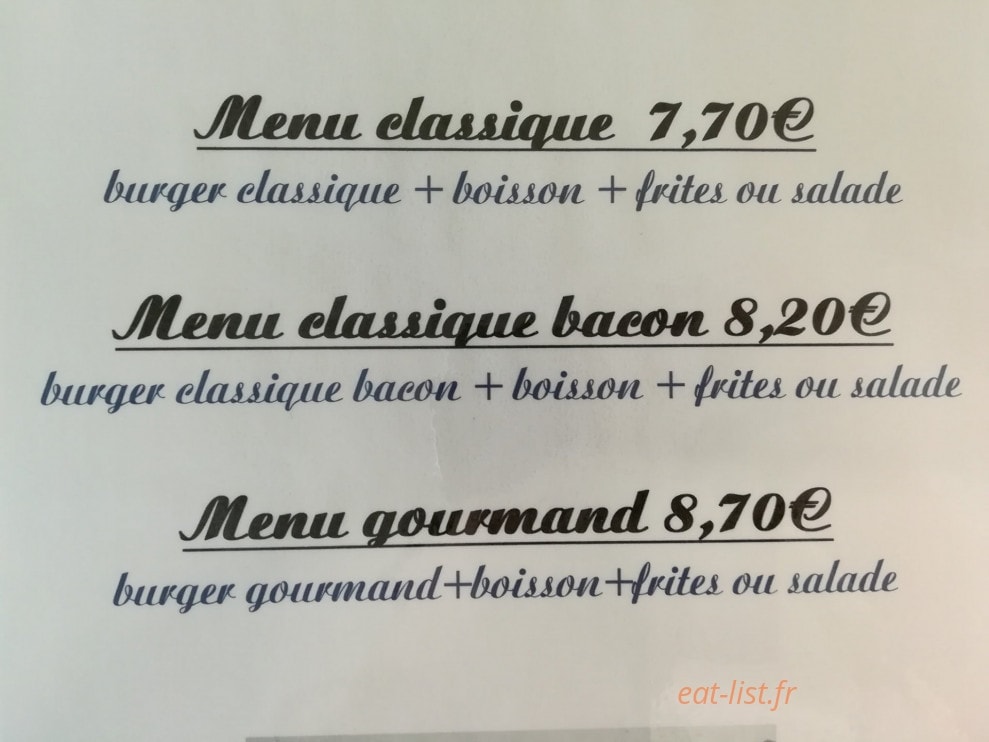 Food house — carte page 3