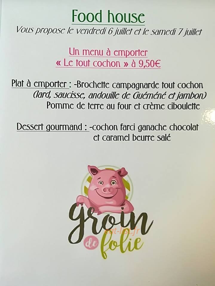Food house — carte page 6