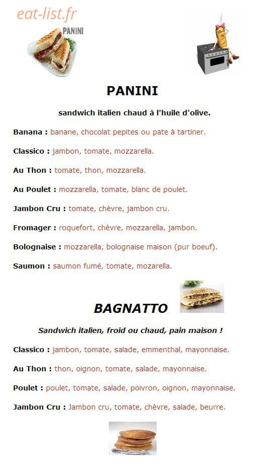 La calapizz — carte page 4