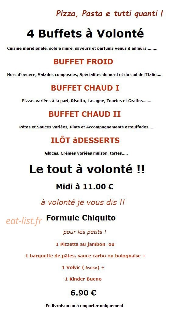 La calapizz — carte page 5