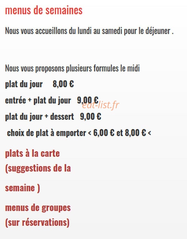 Le Petit Ecuyer — carte page 1