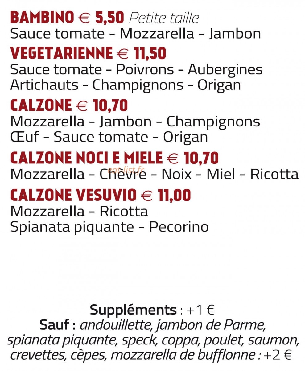 Pizza Mamma mia — carte page 4