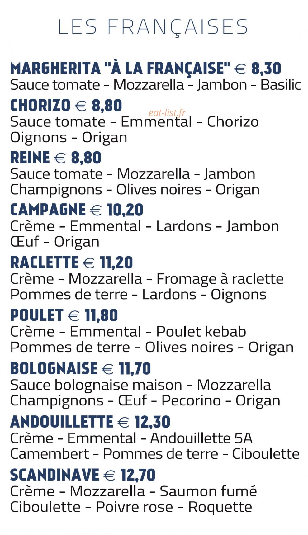 Pizza Mamma mia — carte page 3