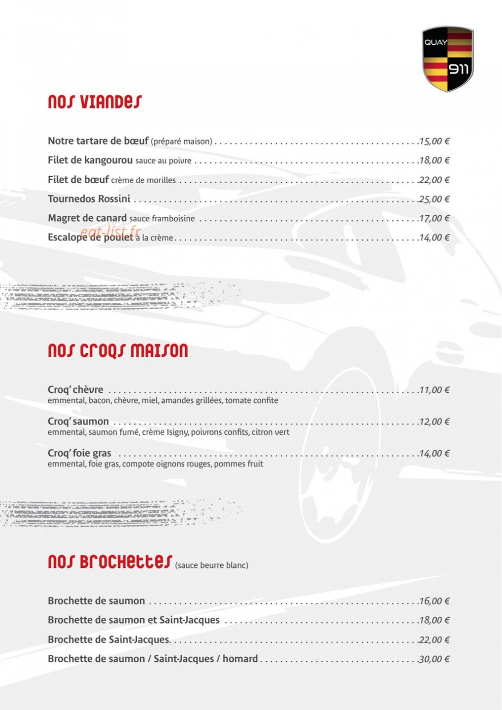 Quay 911 Sarl — carte page 6