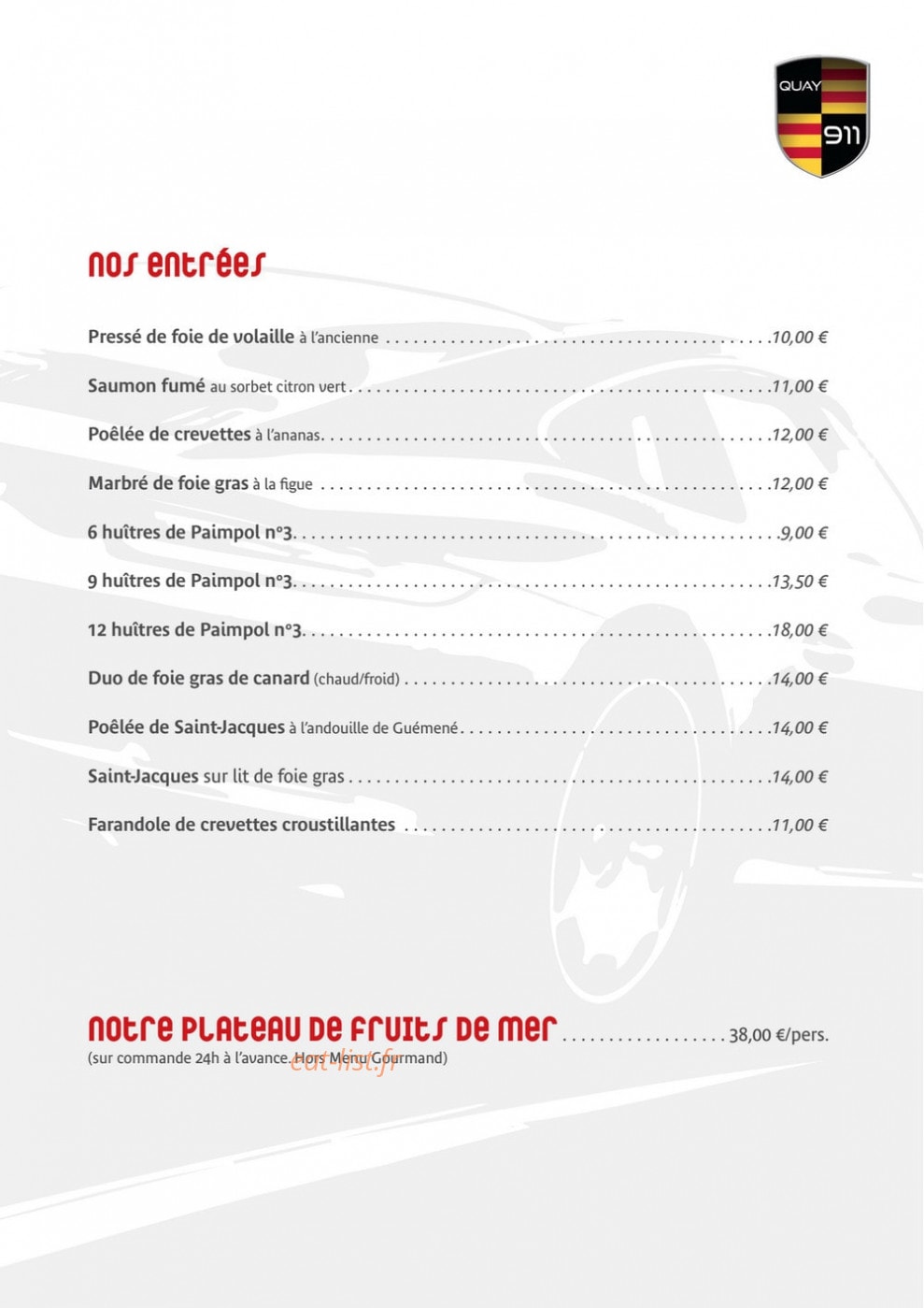 Quay 911 Sarl — carte page 5