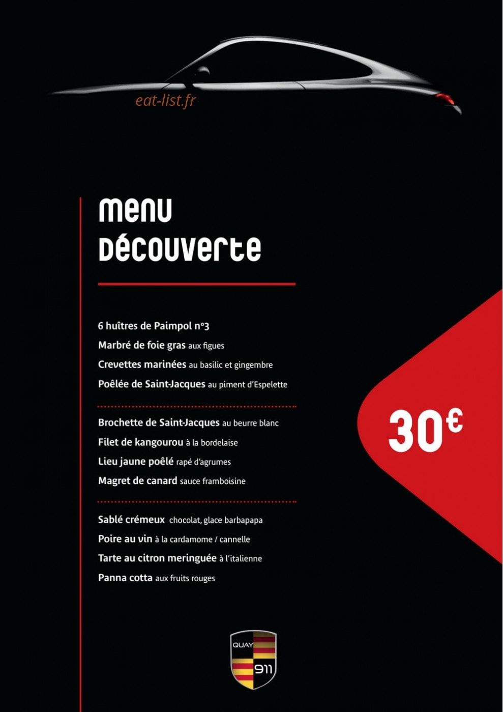 Quay 911 Sarl — carte page 2
