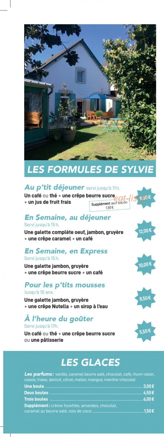 Chez Sylvie — carte page 3