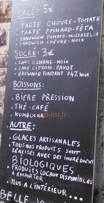 Karma Kafé — carte page 1