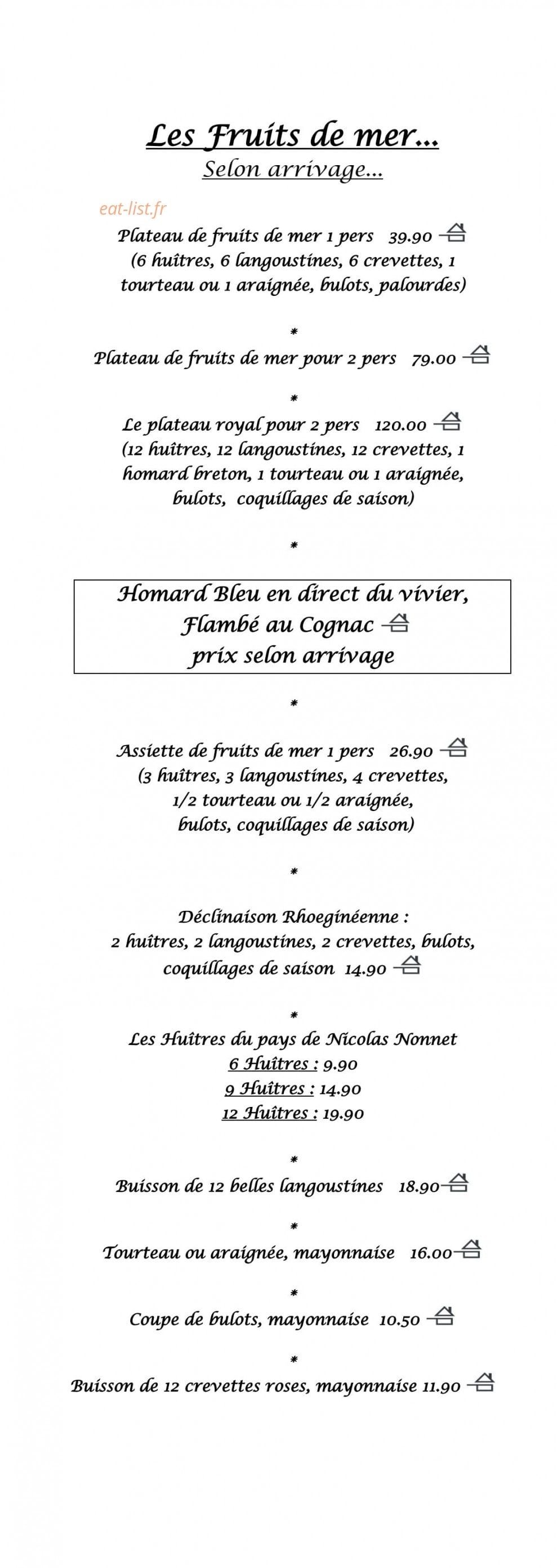 La Plage — carte page 3