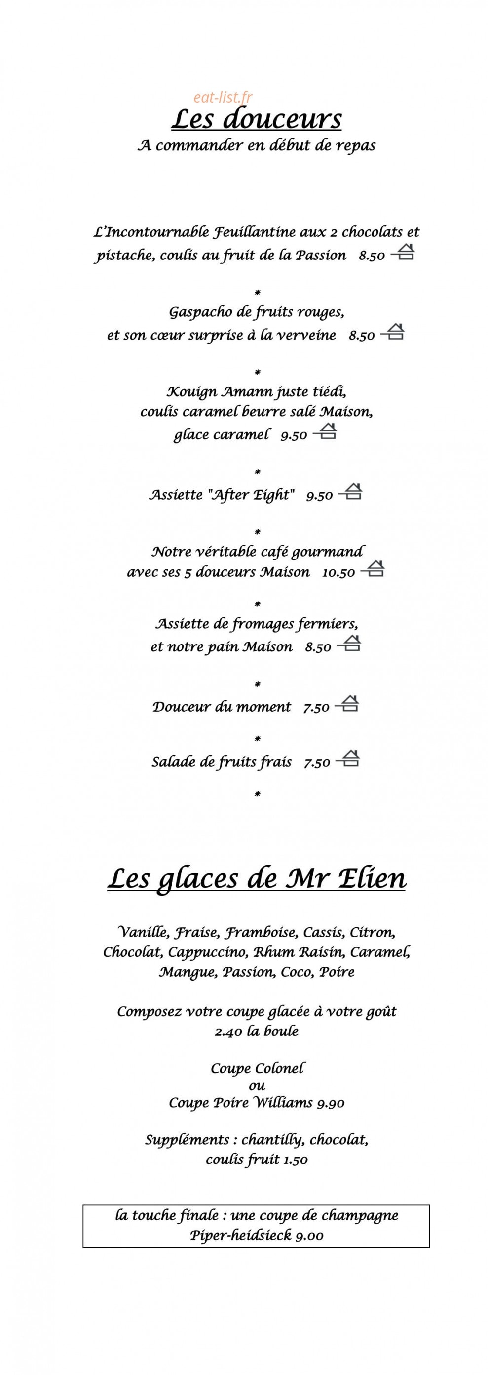 La Plage — carte page 4