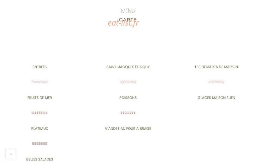 La Table de Jeanne — carte page 3