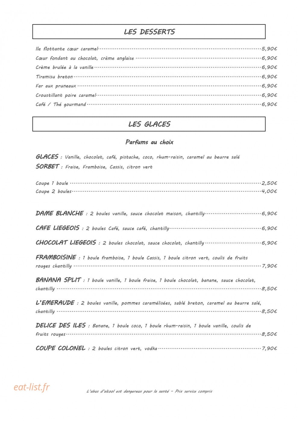 Le ty Prince — carte page 8