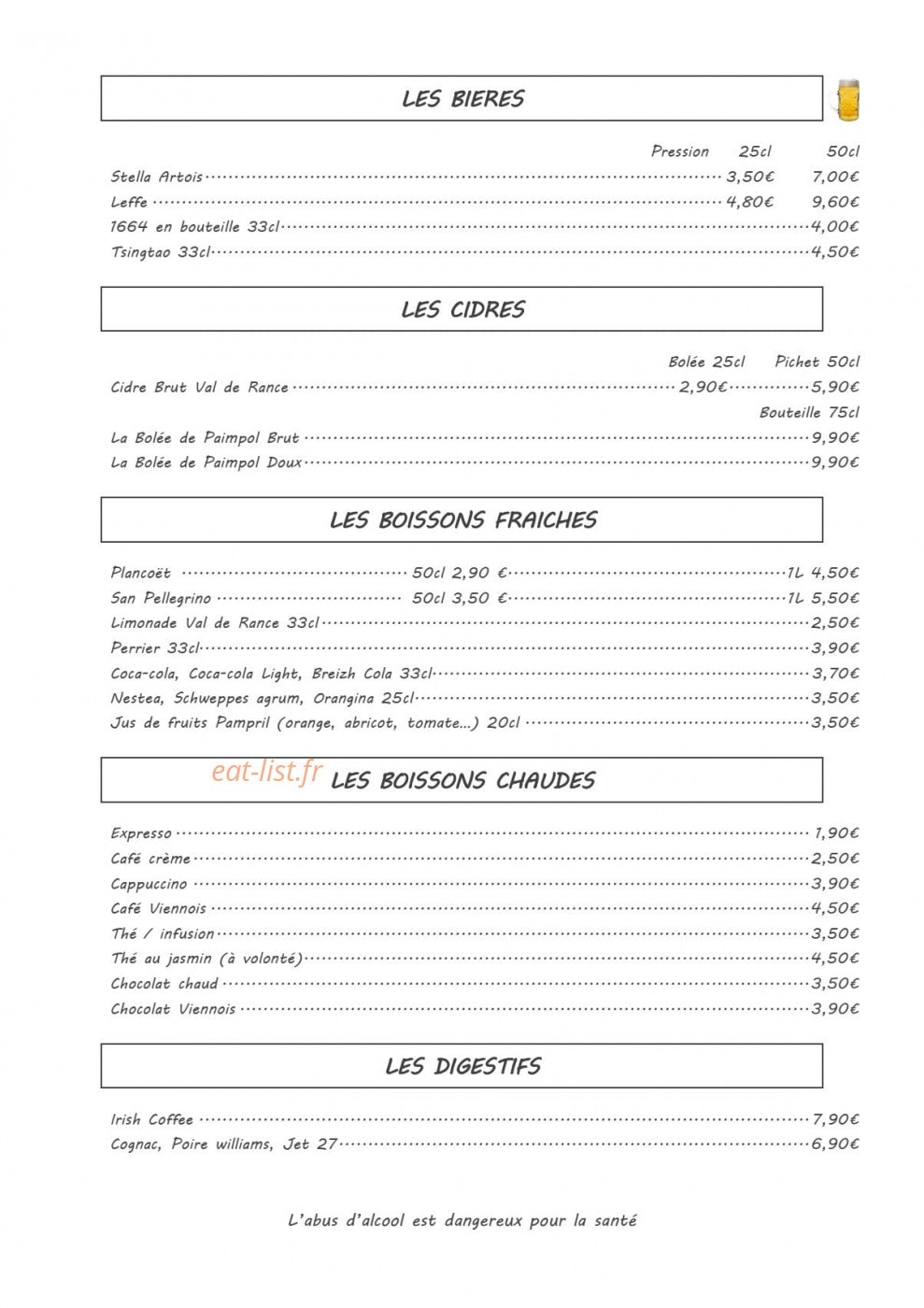 Le ty Prince — carte page 3
