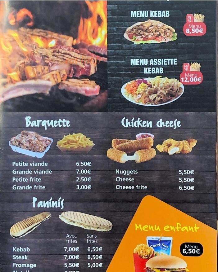 Idil Restaurant — carte page 3