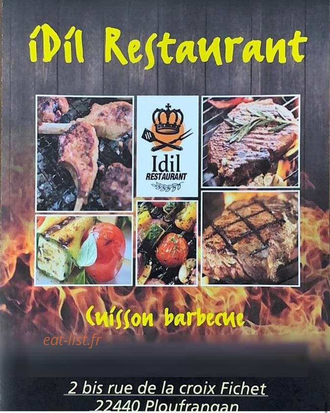 Idil Restaurant — carte page 1