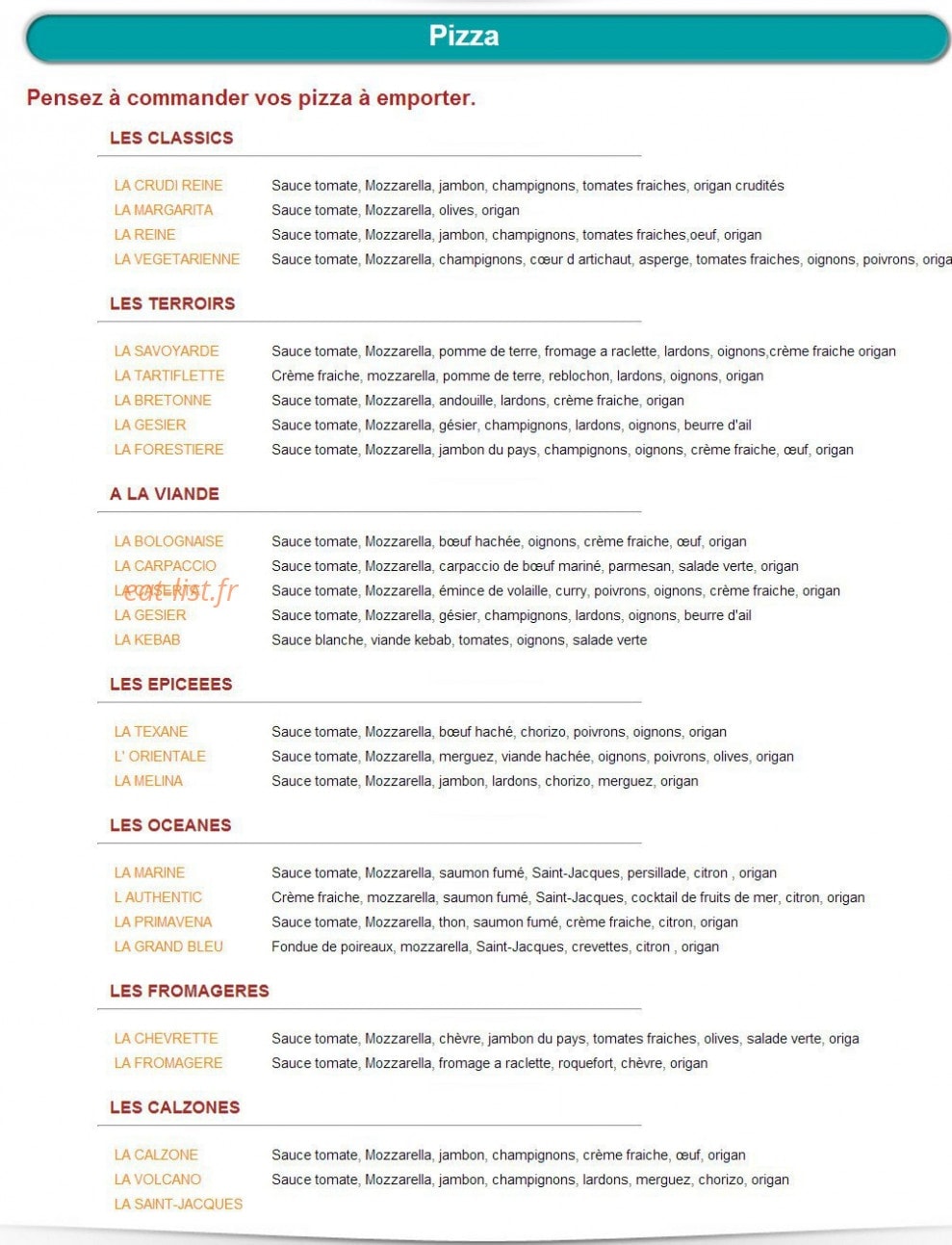 L'Authentic — carte page 2