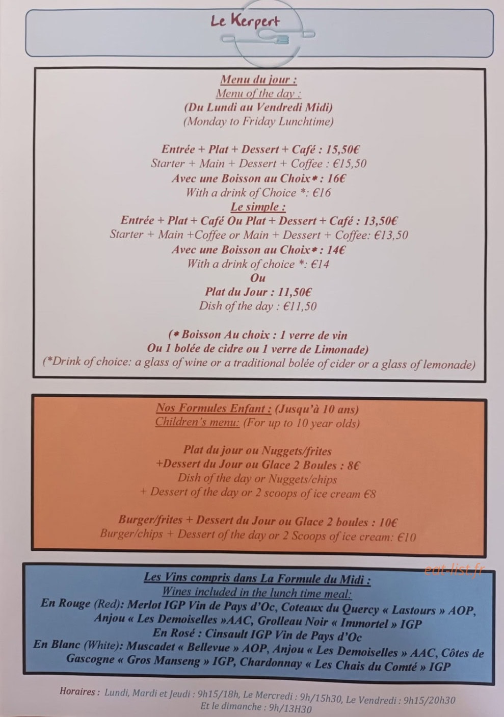 Le Kerpert — carte page 1