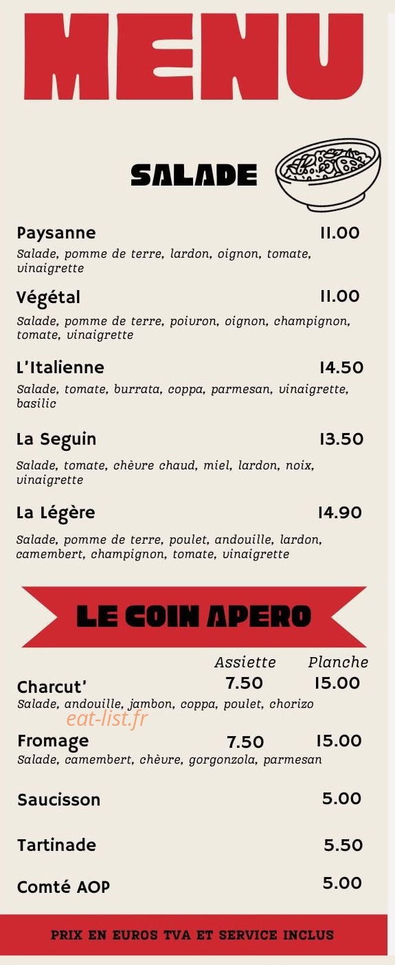 La Lanterne — carte page 2