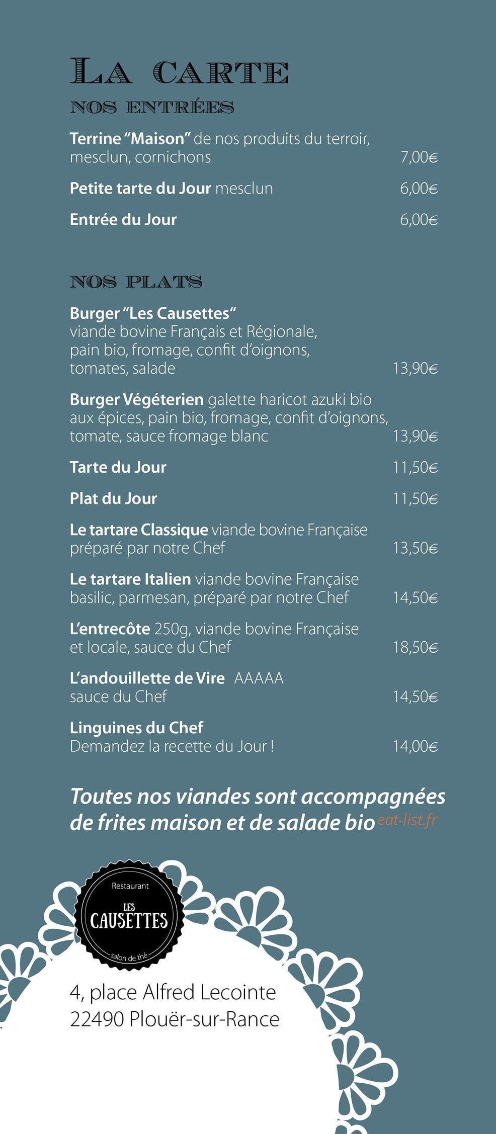 Les Causettes — carte page 1