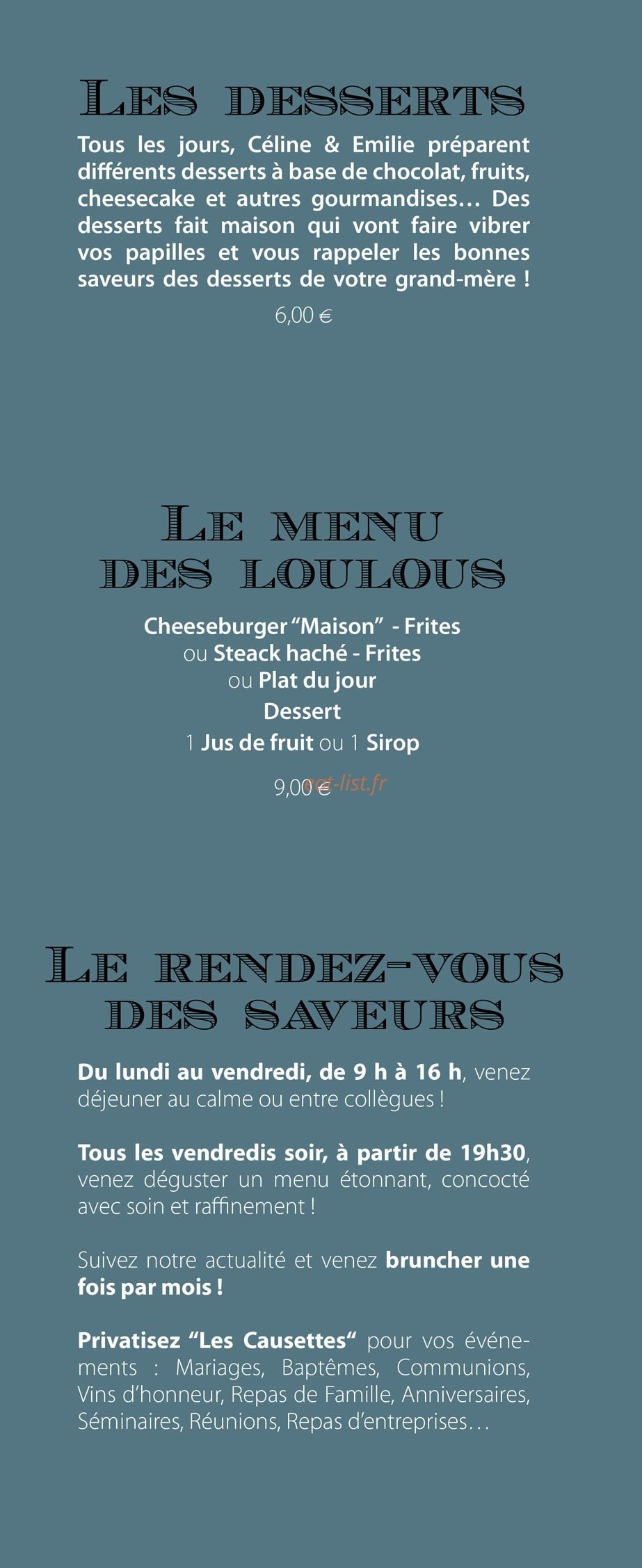 Les Causettes — carte page 3