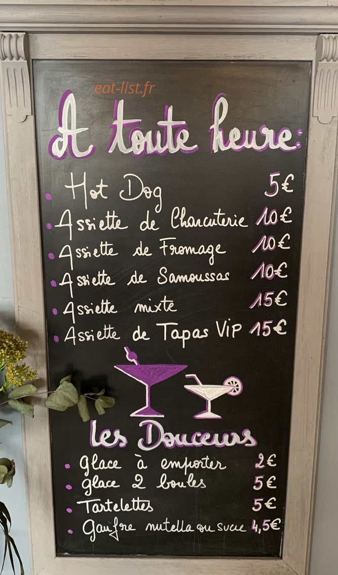 Chez Marianne — carte page 1