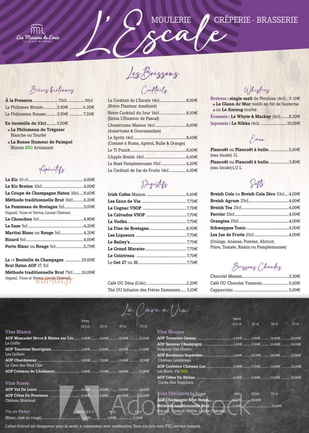 L'Escale — carte page 7