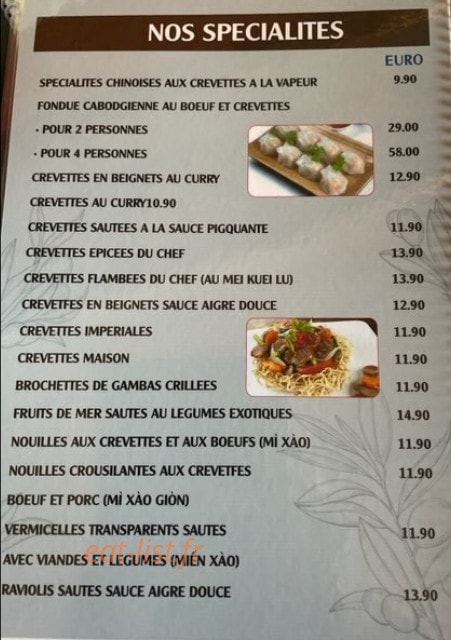 Long Van — carte page 1