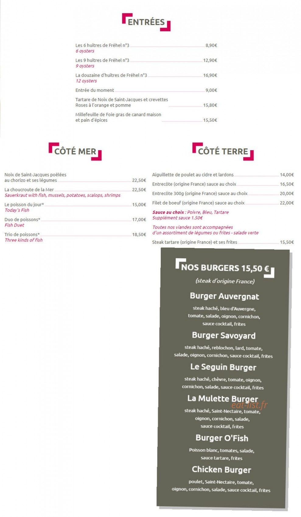 La Mulette — carte page 2
