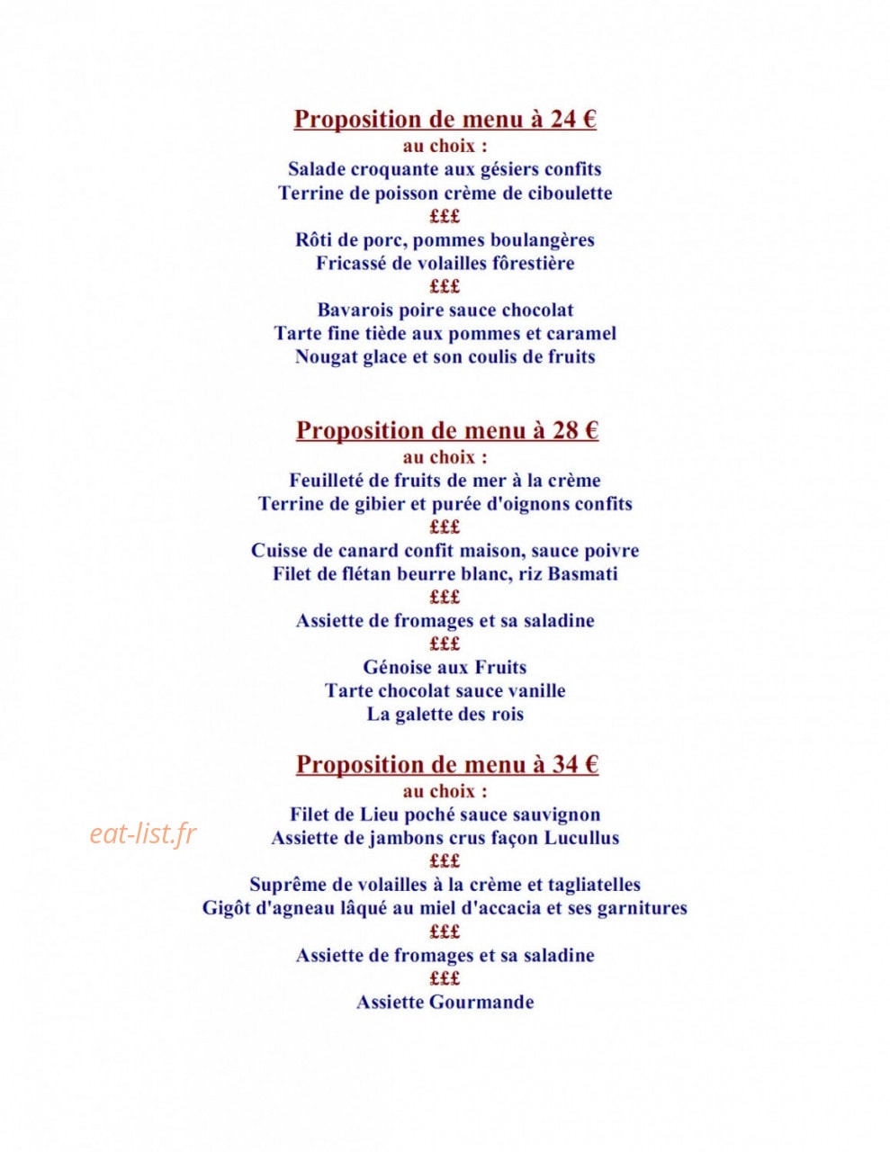 Le Chaudron Magique — carte page 3