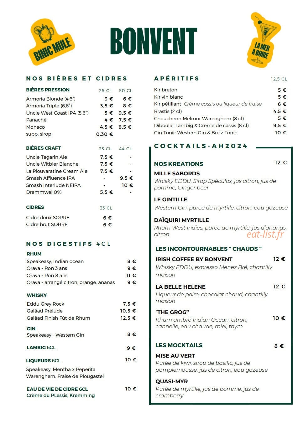 Bonvent — carte page 5