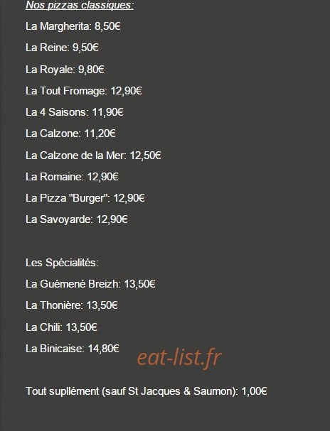 Brasserie Nord-Sud — carte page 5