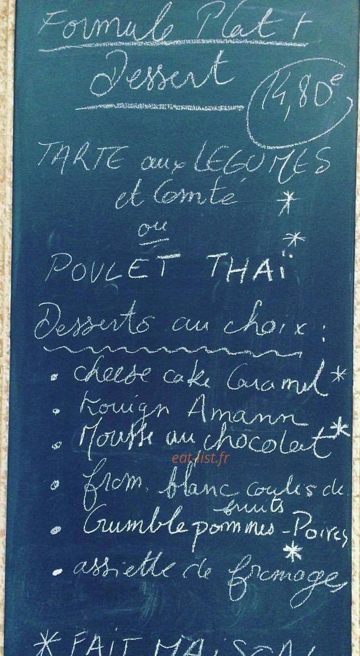 Chez Victoire — carte page 1