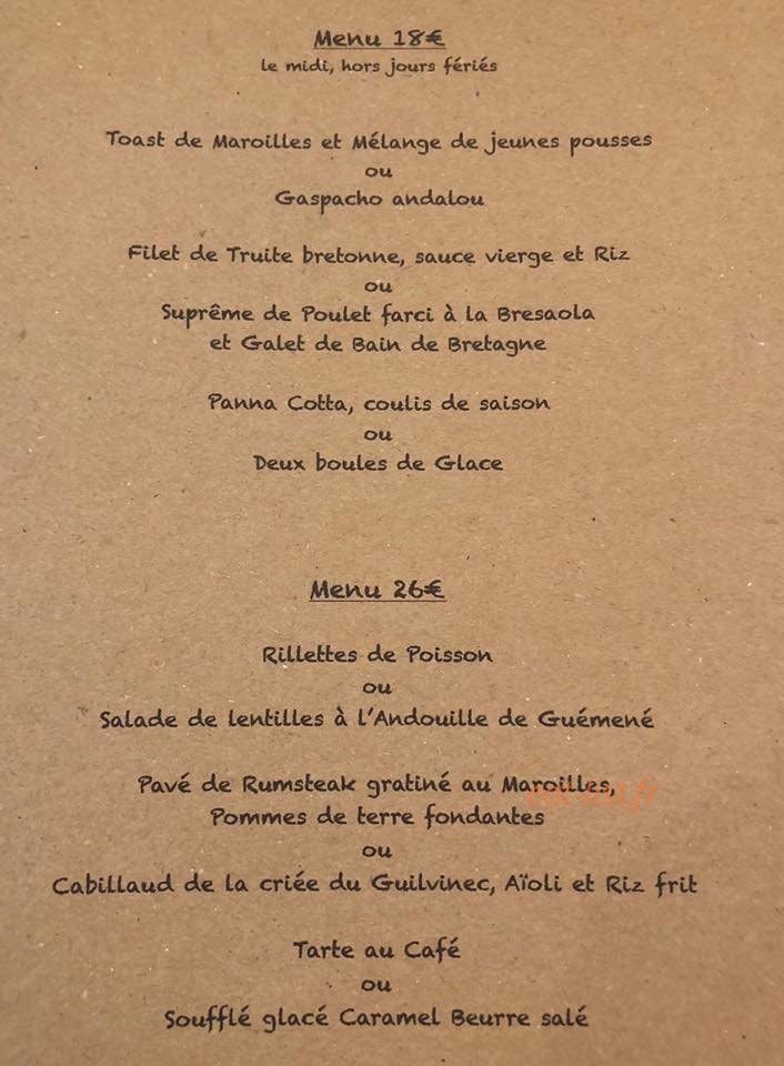 La Table de Jules — carte page 4
