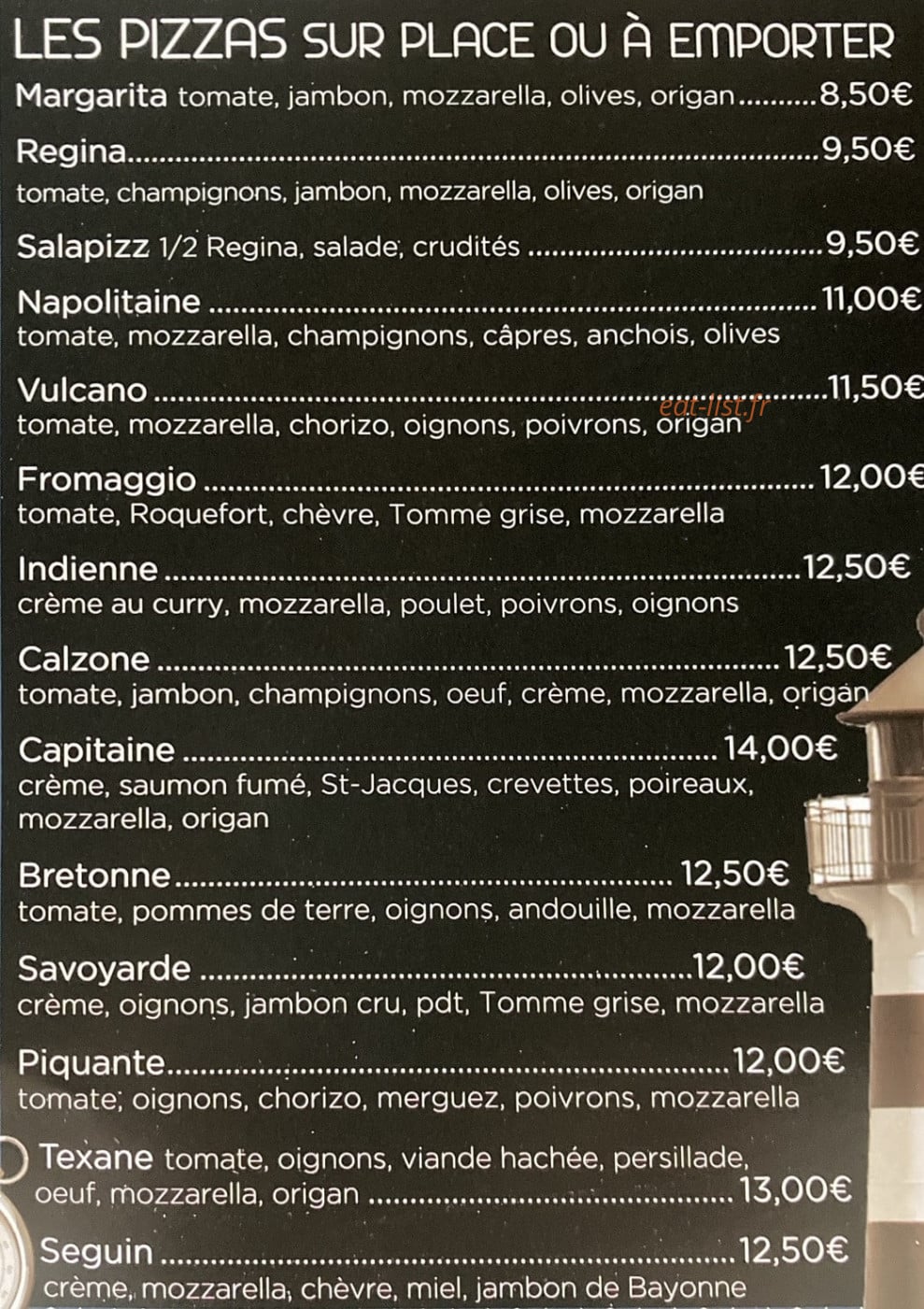 Le Miramar — carte page 1