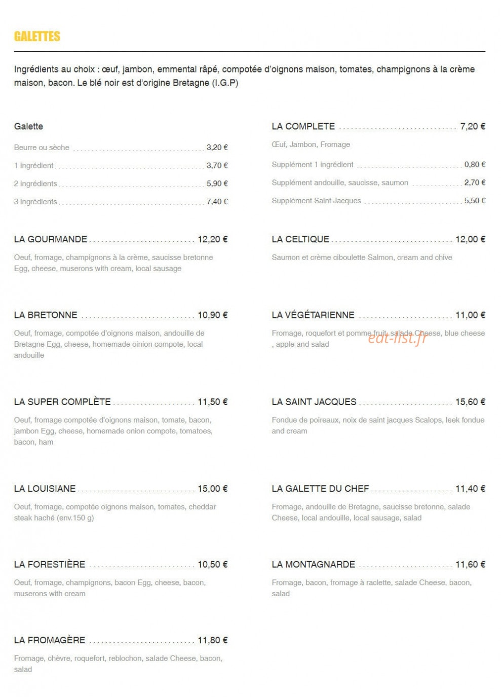 Les Blés d'Or — carte page 3