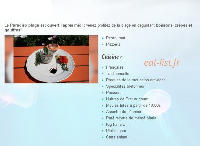 Paradiso plage — carte page 3