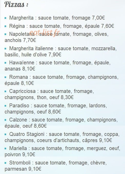 Paradiso plage — carte page 1