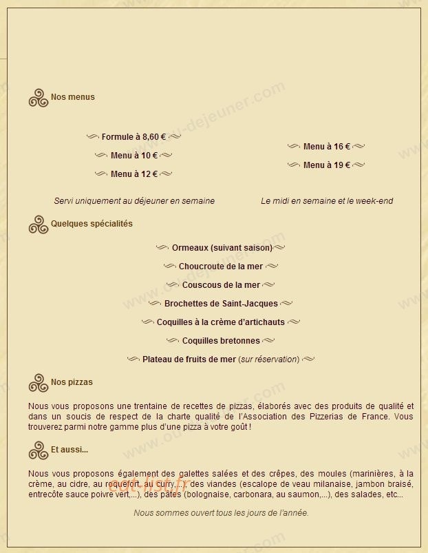 Al dente — carte page 2