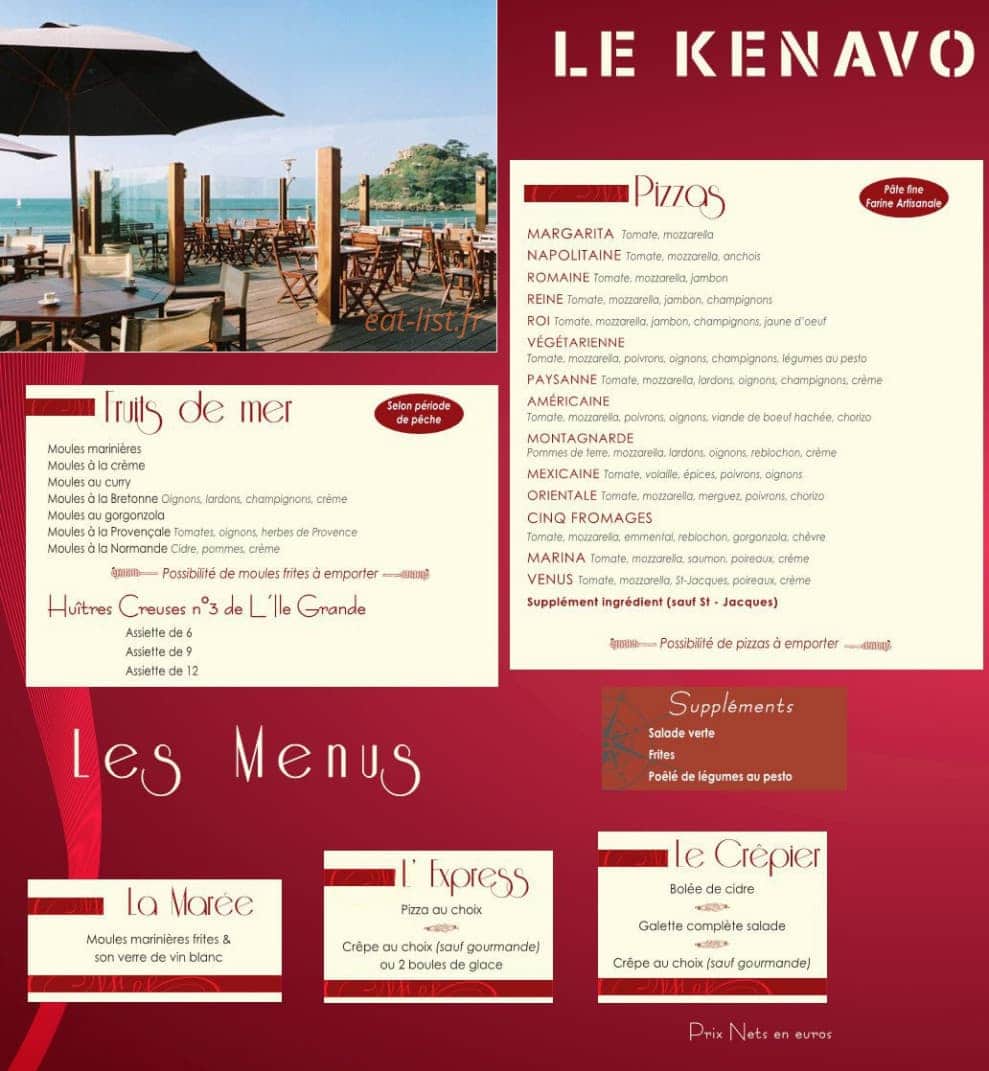 Le Kenavo — carte page 1