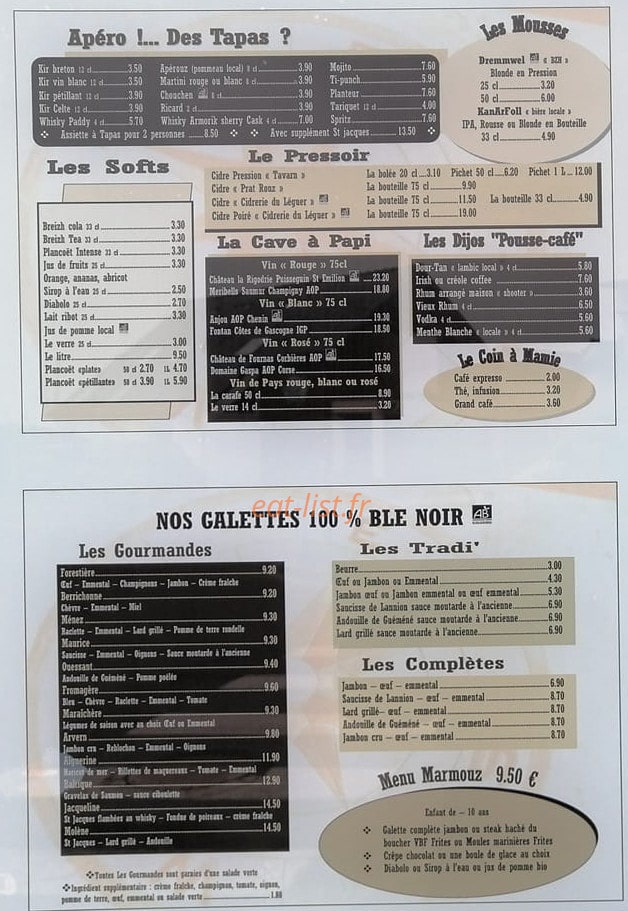 Sous Le Vent — carte page 1