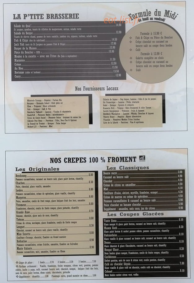 Sous Le Vent — carte page 2