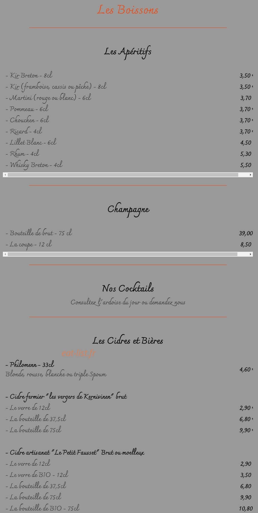 Charlotte Ô Crêpes — carte page 3