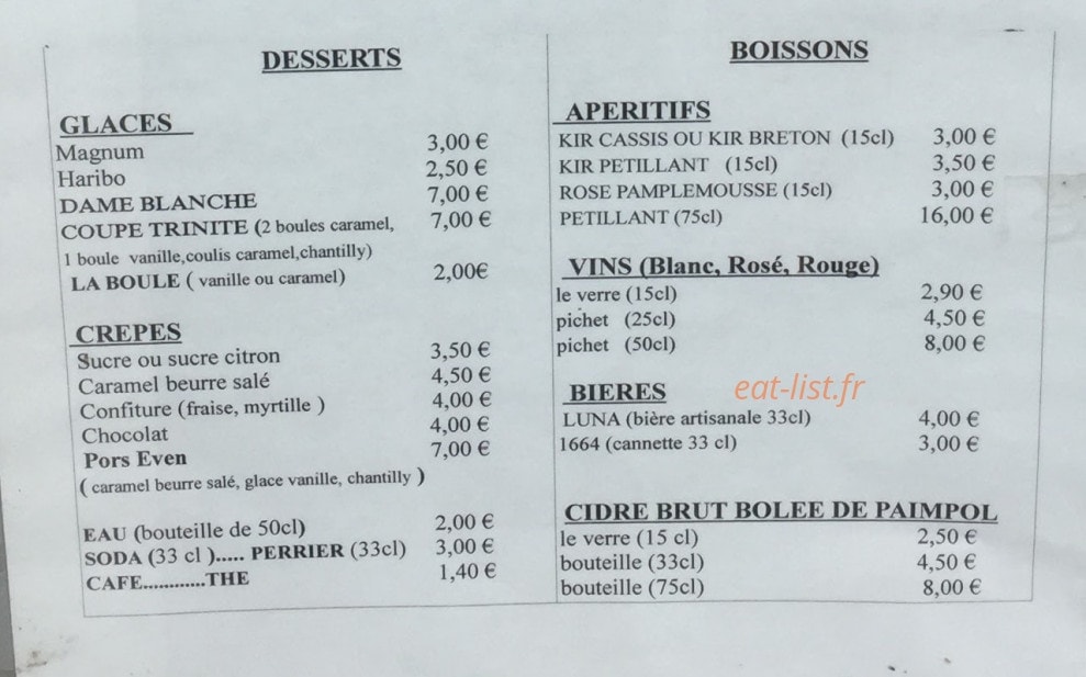 Gaec de Pors-Even — carte page 2