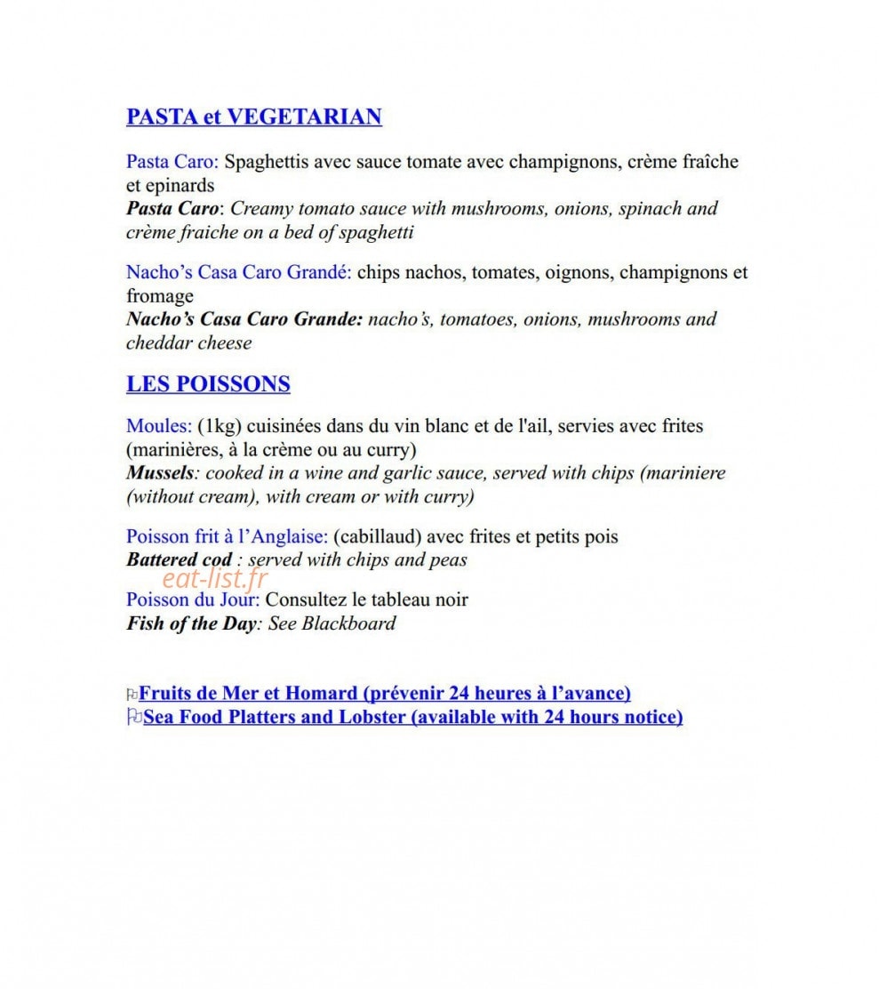 Le Vieux Chien Noir — carte page 4